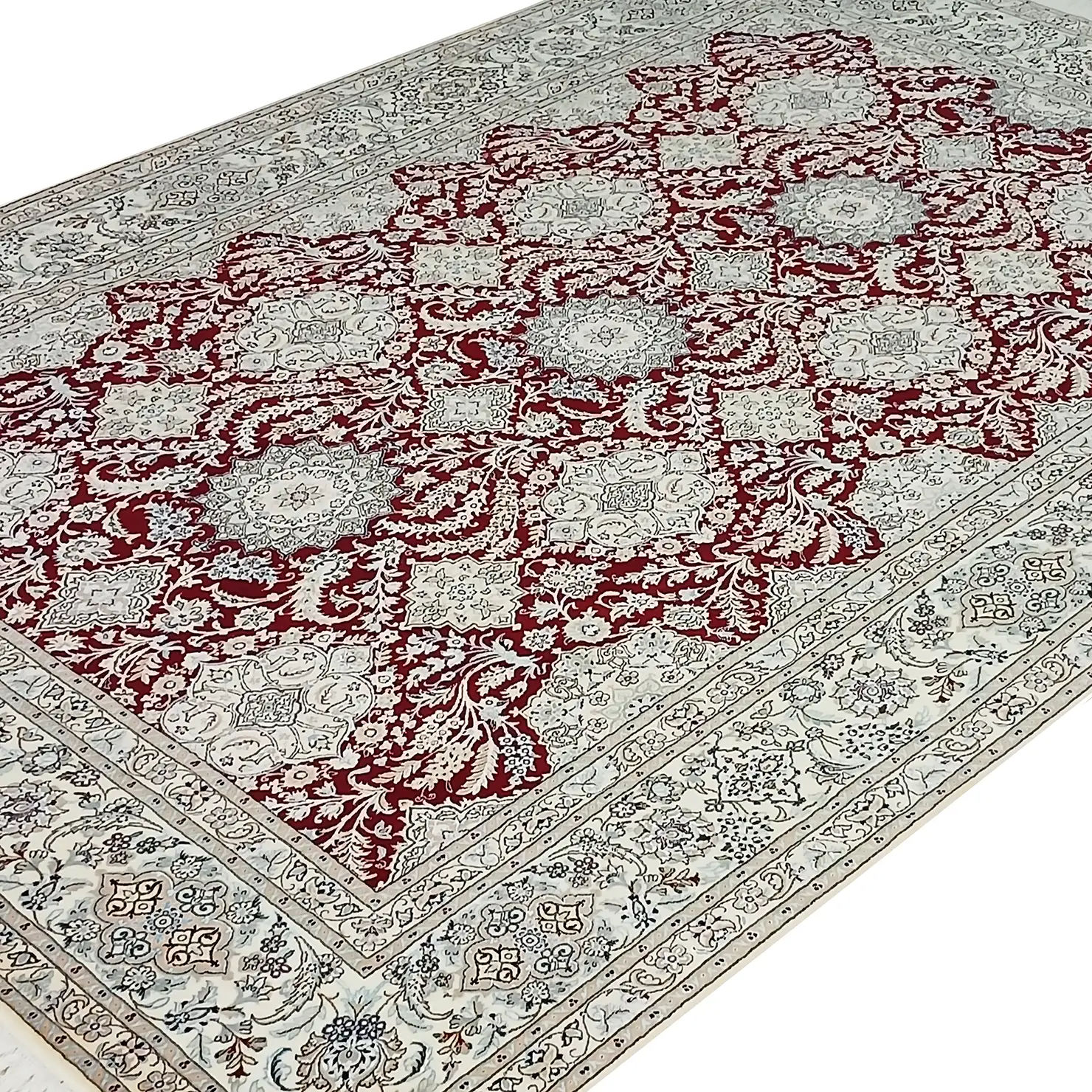 Handgeknüpfter Nain Perserteppich, 205 × 305 cm, Wolle