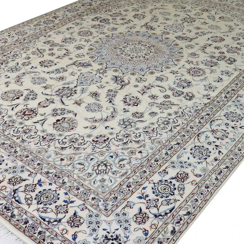 Handgeknüpfter Nain Perserteppich, 296 × 205 cm, Wolle