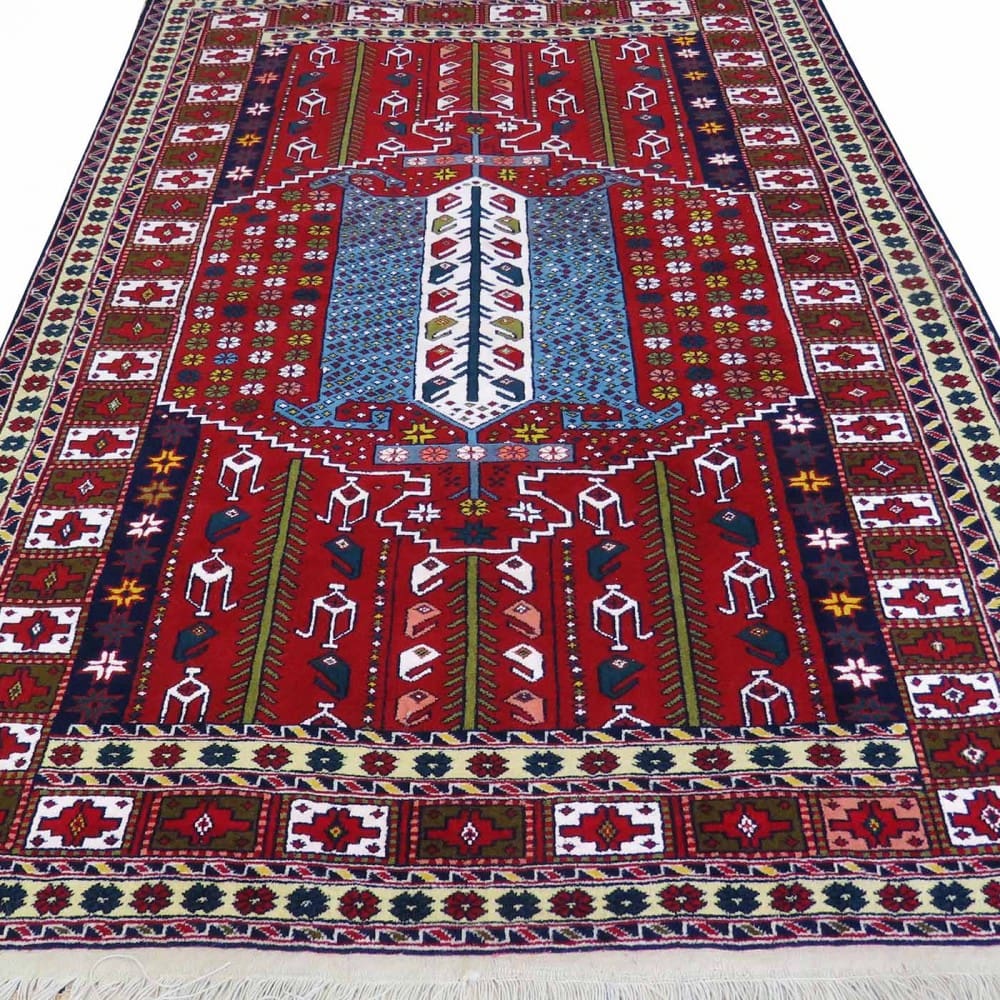 perserteppich-quchan-138-x-195-cm-schurwolle-seide-handgeknupft-hosh-e-hayat-2 Handgeknüpfter Perserteppich, 138 × 195 cm, Wolle & Seide