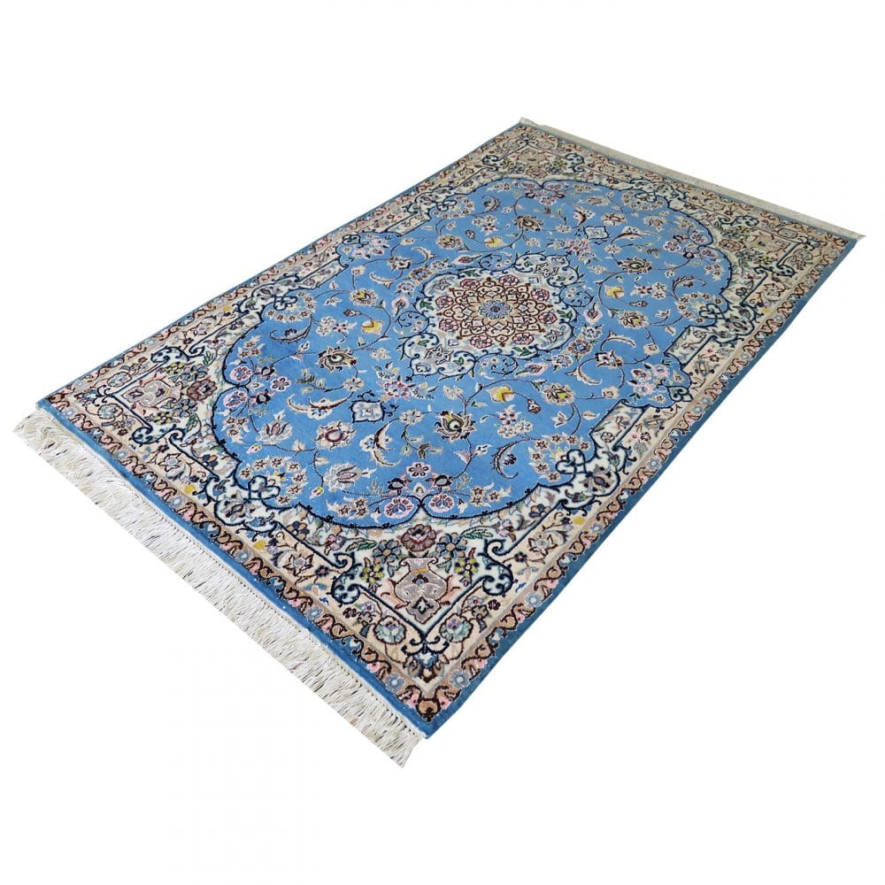Nain Perserteppich 103 × 162 cm aus Wolle & Seide, handgeknüpft
