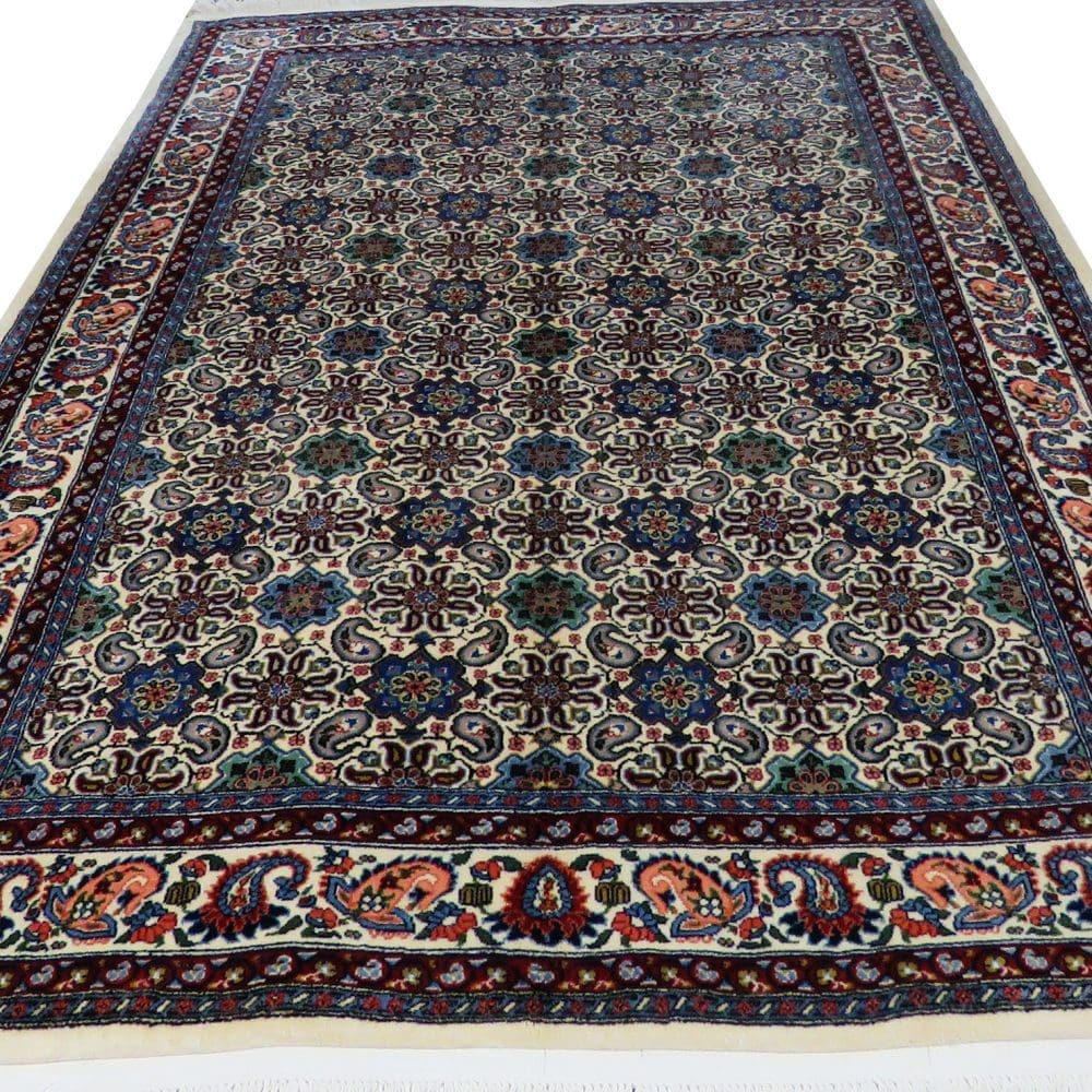 Handgeknüpfter Hamadan Perserteppich, 150 × 220 cm, Wolle