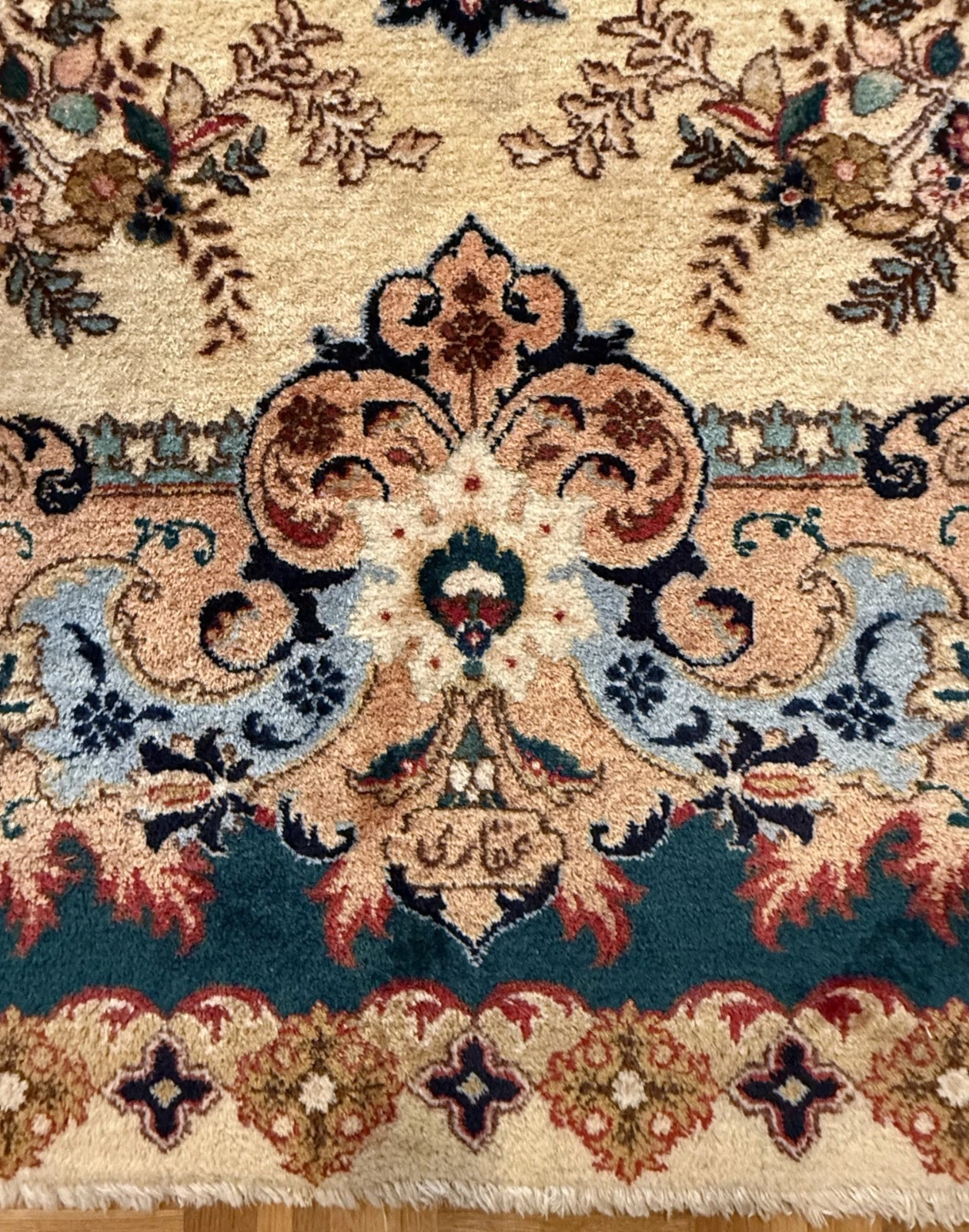Täbriz Perserteppich 405 × 290 cm aus Wolle, handgeknüpft
