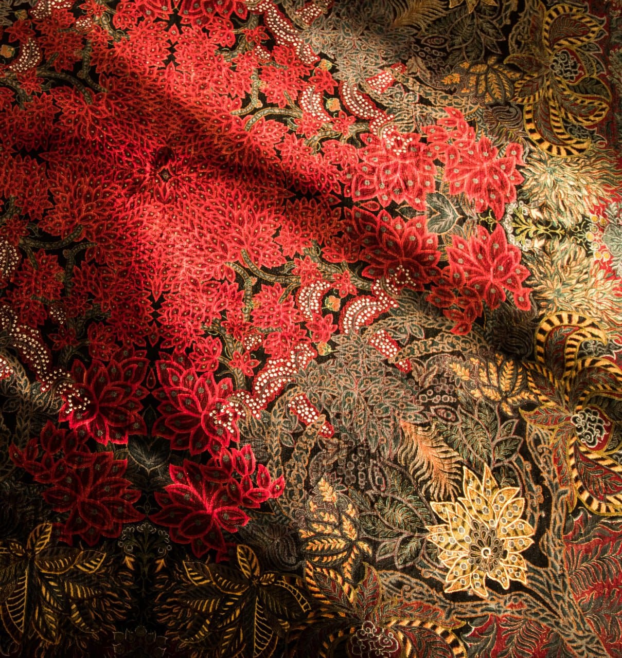 NEU 200×210 cm Handgeknüpfter Erami Ghom Seidenteppich „Flower Garden – Golfarang“ | 70 Raj | ca. 4.200.000 Knoten | 100 % Seide auf Seide H1