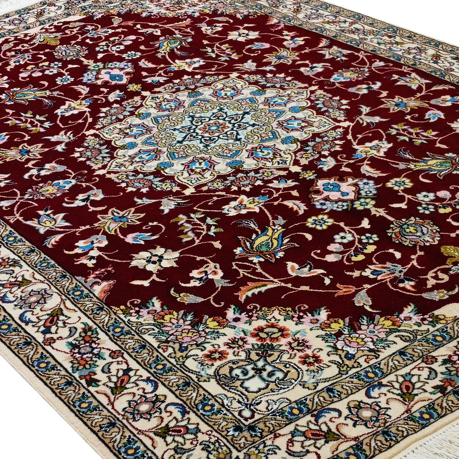 Handgeknüpfter Nain Perserteppich 155 × 215 cm