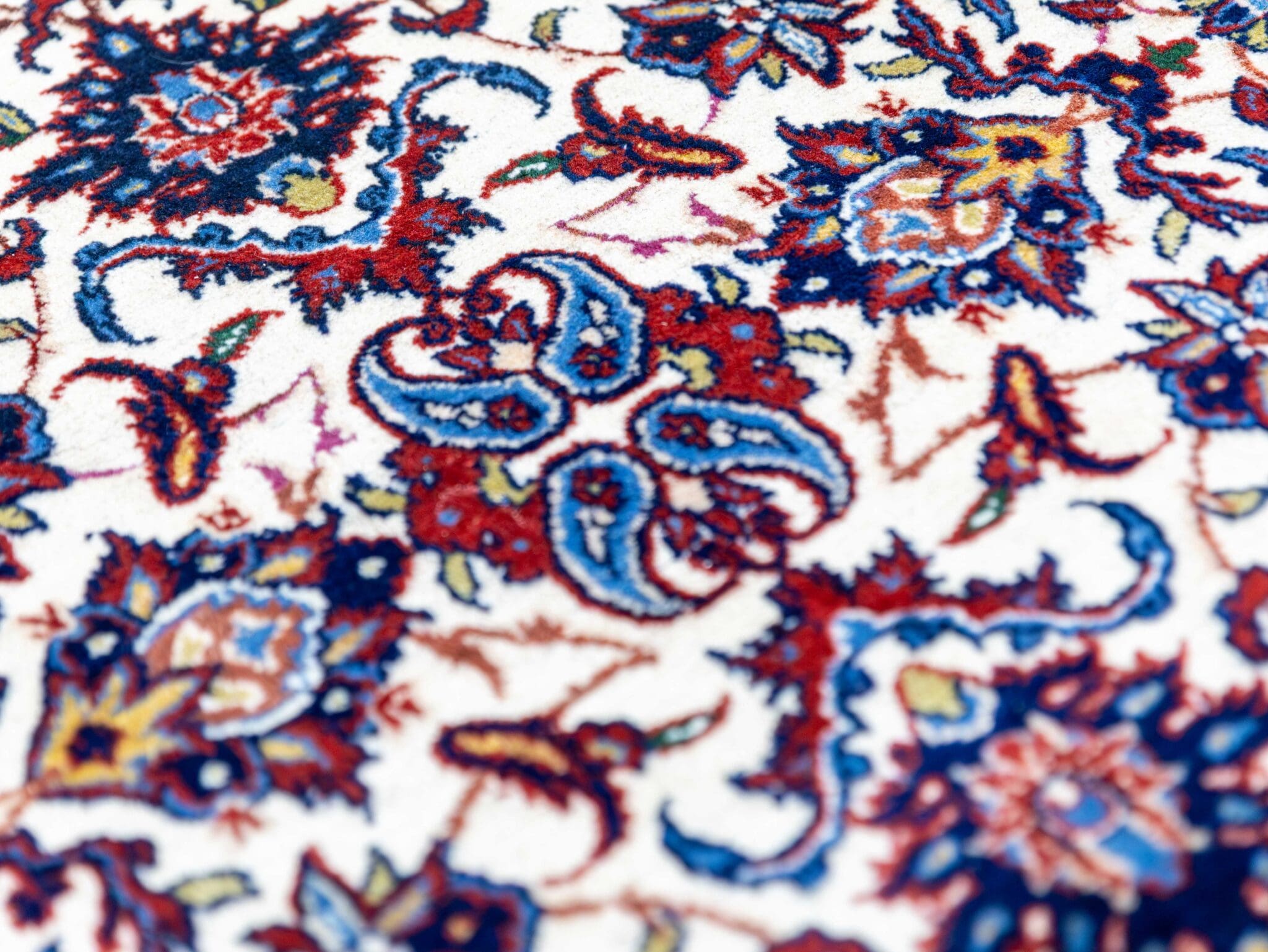 Handgeknüpfter Isfahan Perserteppich, 311 × 223 cm, Wolle