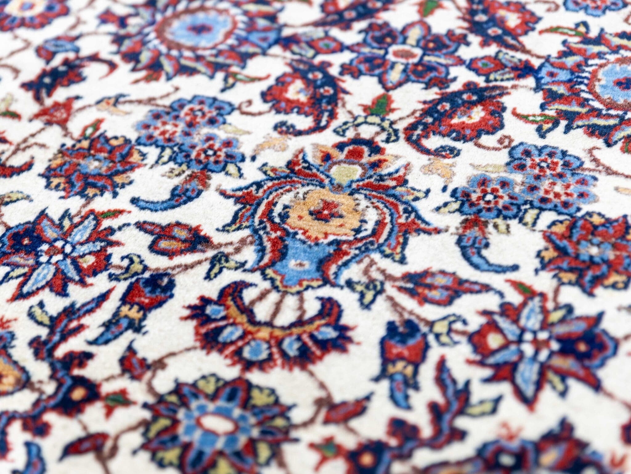 Handgeknüpfter Isfahan Perserteppich, 311 × 223 cm, Wolle