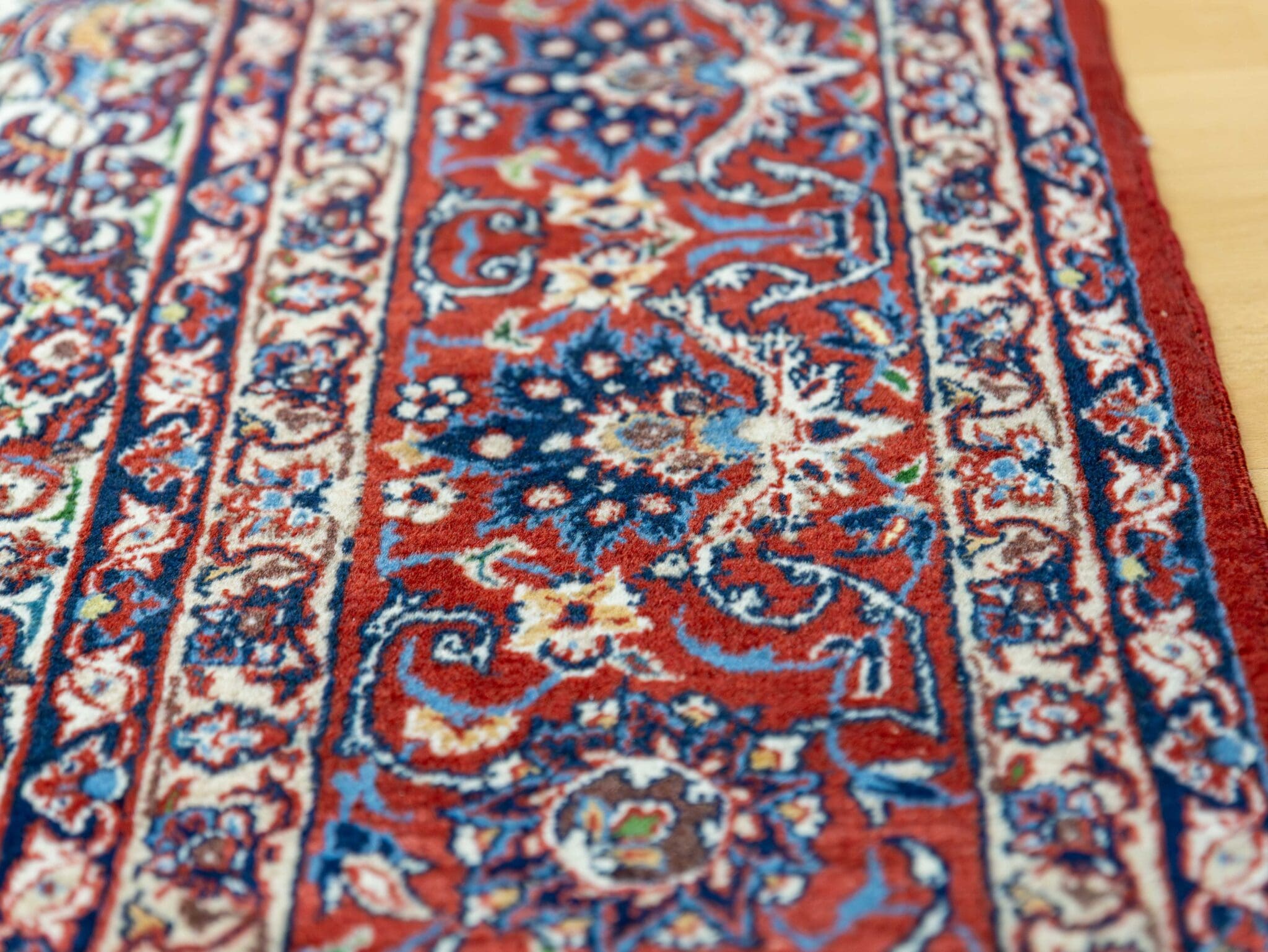 Handgeknüpfter Isfahan Perserteppich, 311 × 223 cm, Wolle