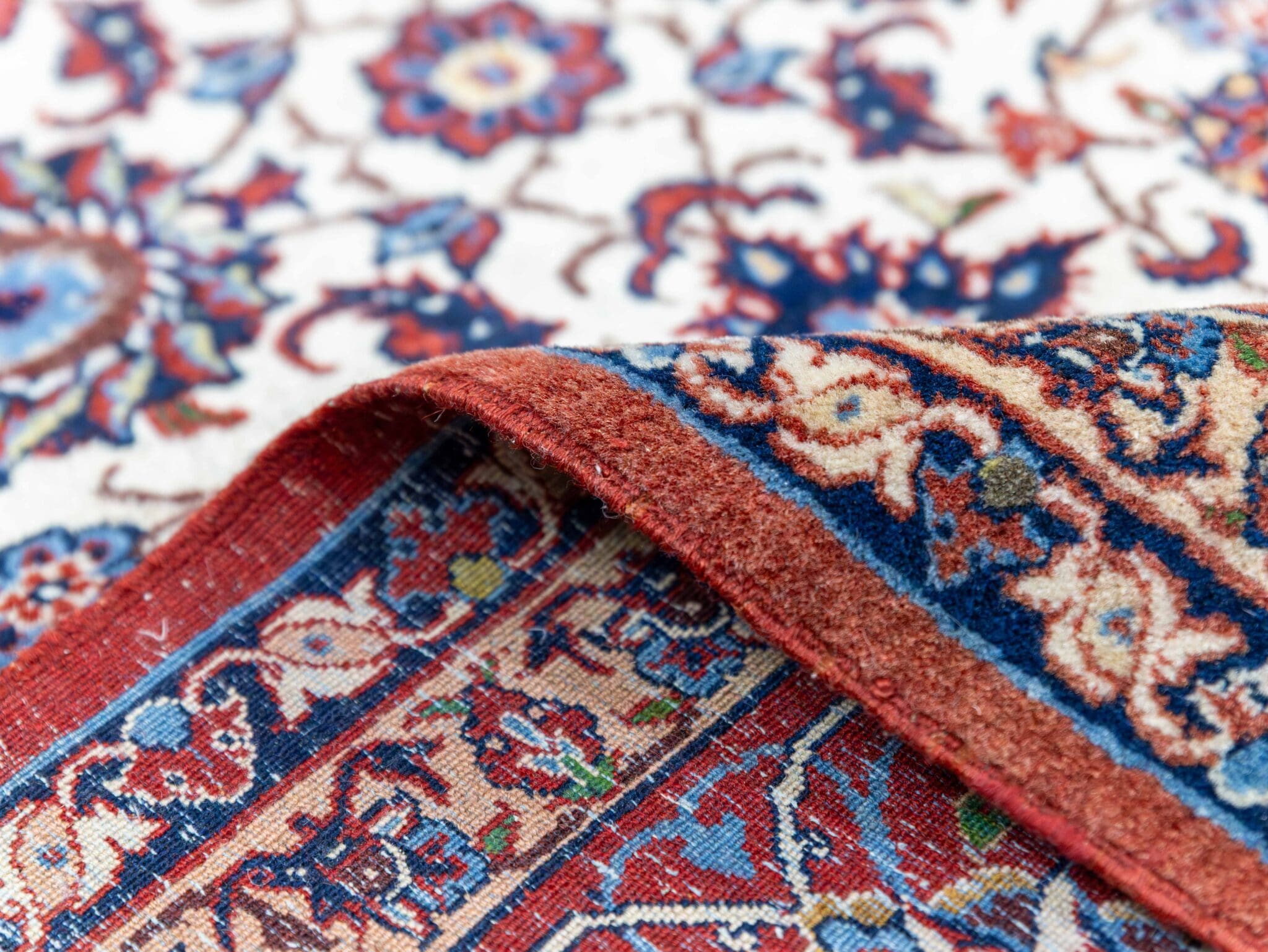 Handgeknüpfter Isfahan Perserteppich, 311 × 223 cm, Wolle