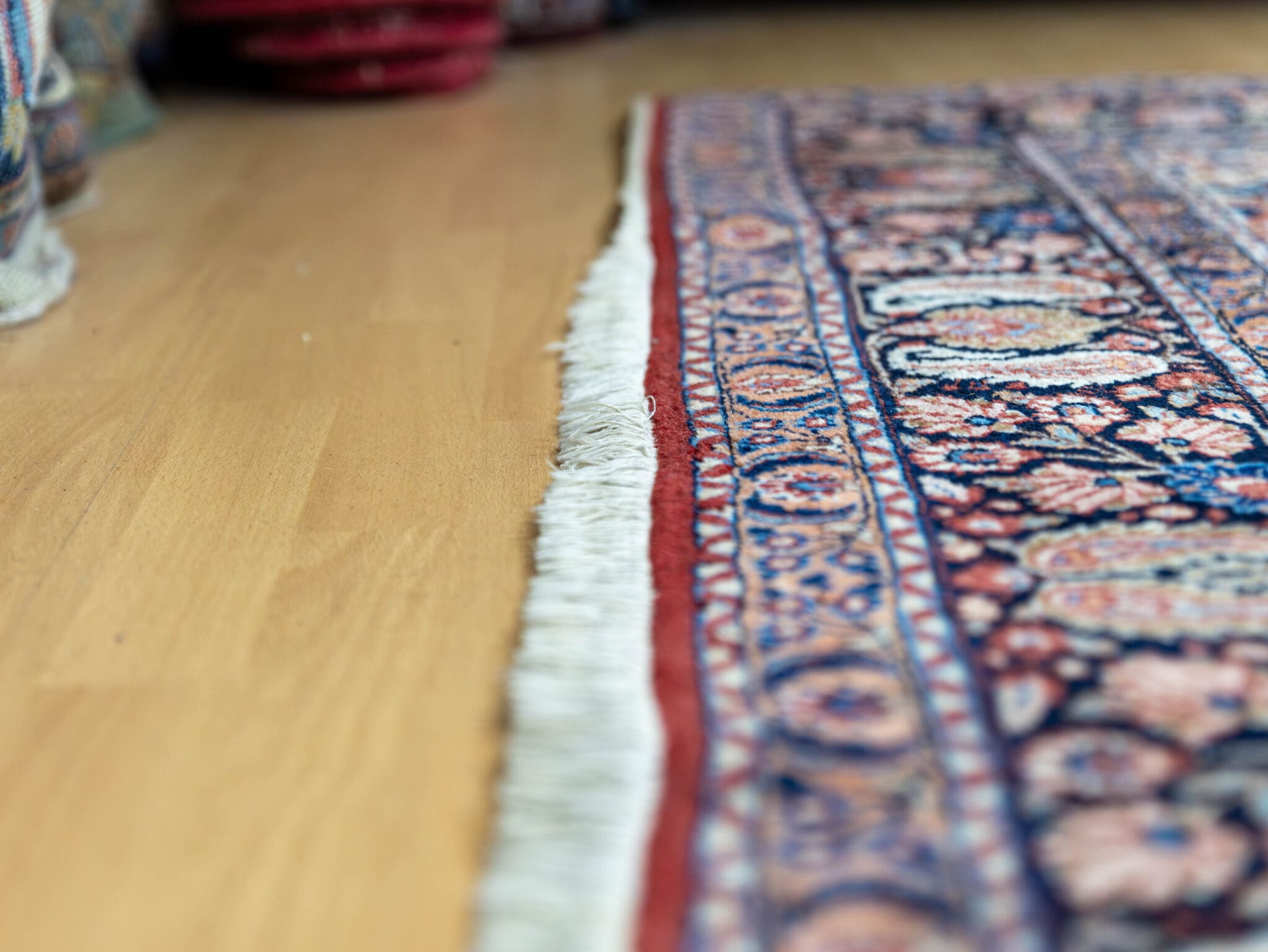 Mashhad Perserteppich aus Iran, 296 × 203 cm
