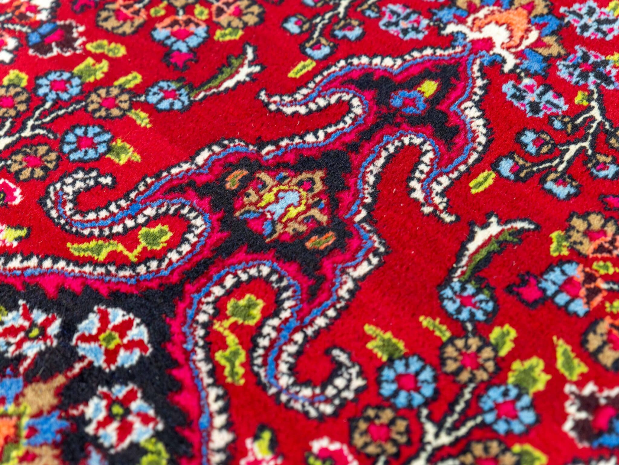Handgeknüpfter Mashhad Perserteppich, 293 × 215 cm, Wolle
