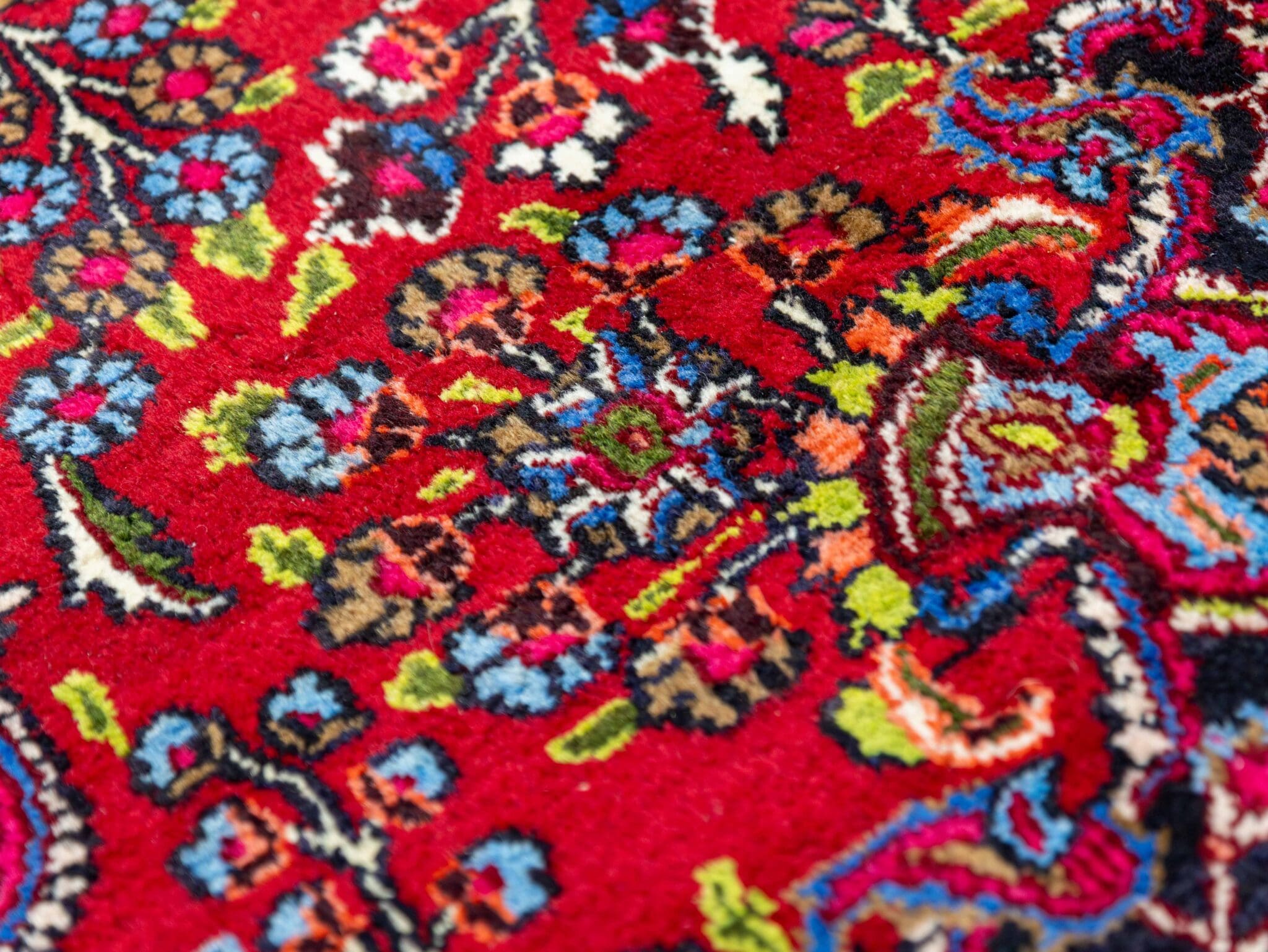 Handgeknüpfter Mashhad Perserteppich, 293 × 215 cm, Wolle