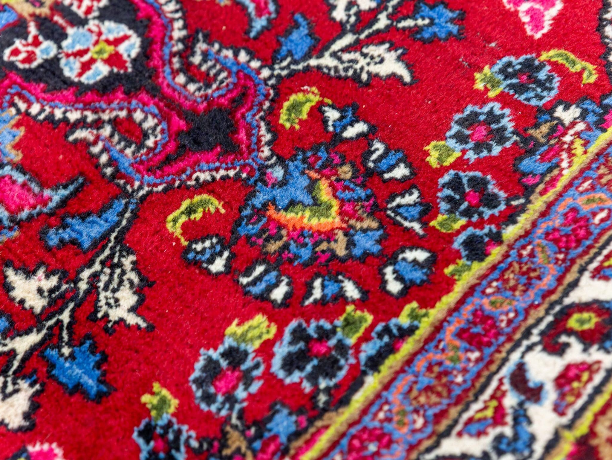 Handgeknüpfter Mashhad Perserteppich, 293 × 215 cm, Wolle
