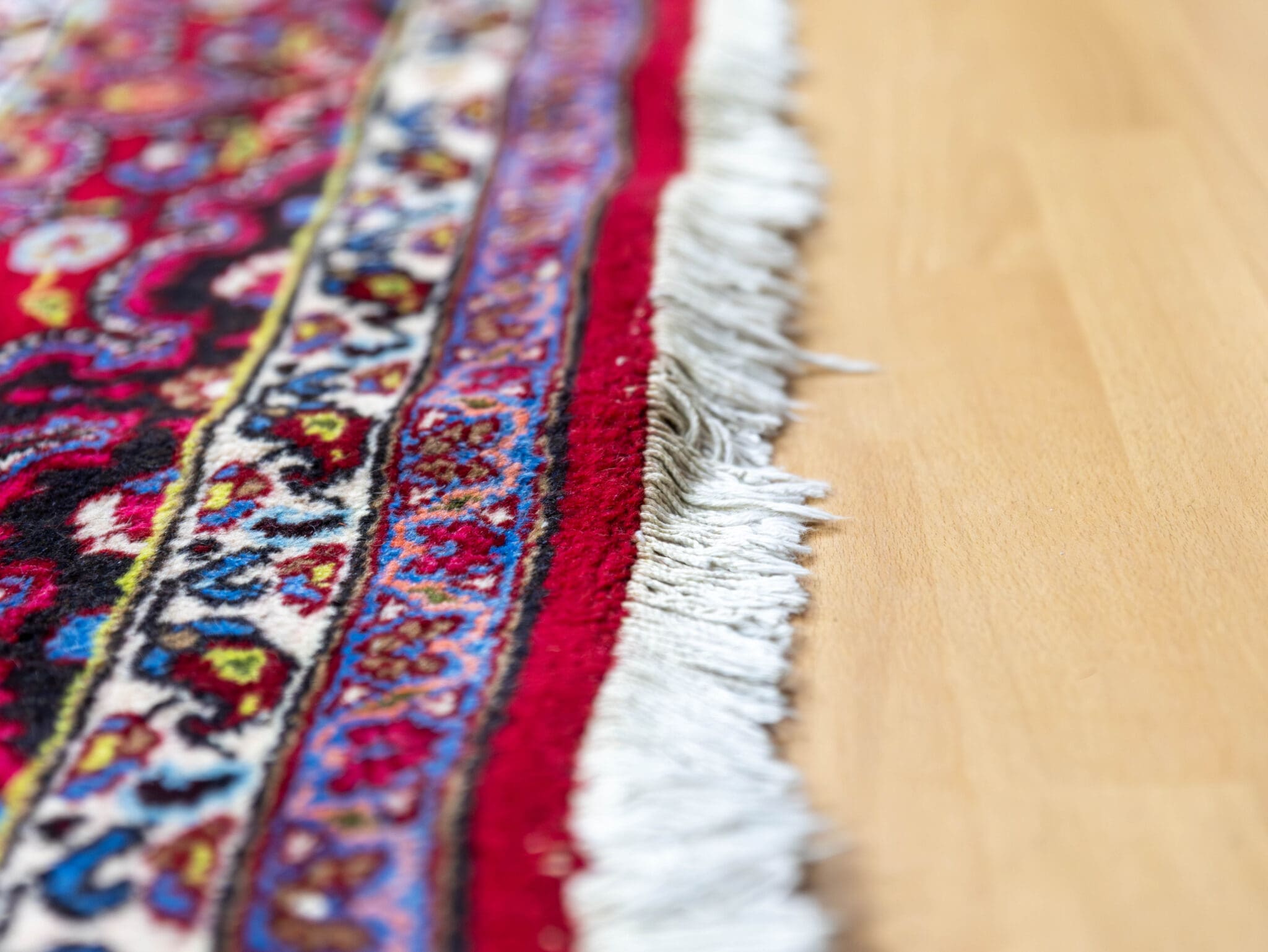 Handgeknüpfter Mashhad Perserteppich, 293 × 215 cm, Wolle