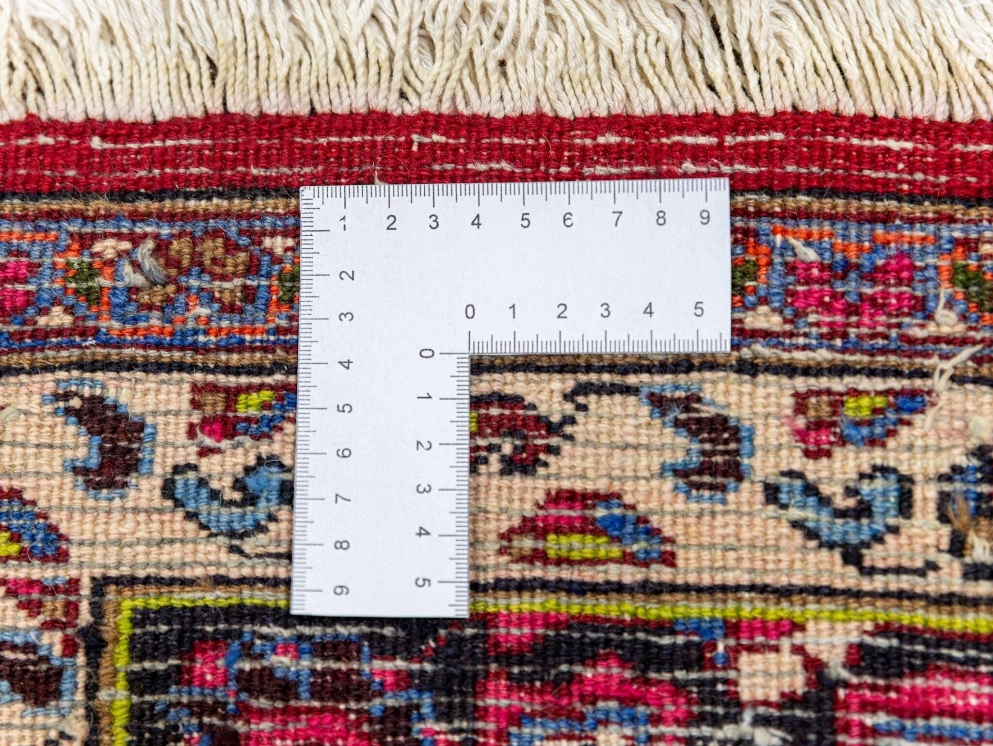Handgeknüpfter Mashhad Perserteppich, 293 × 215 cm, Wolle