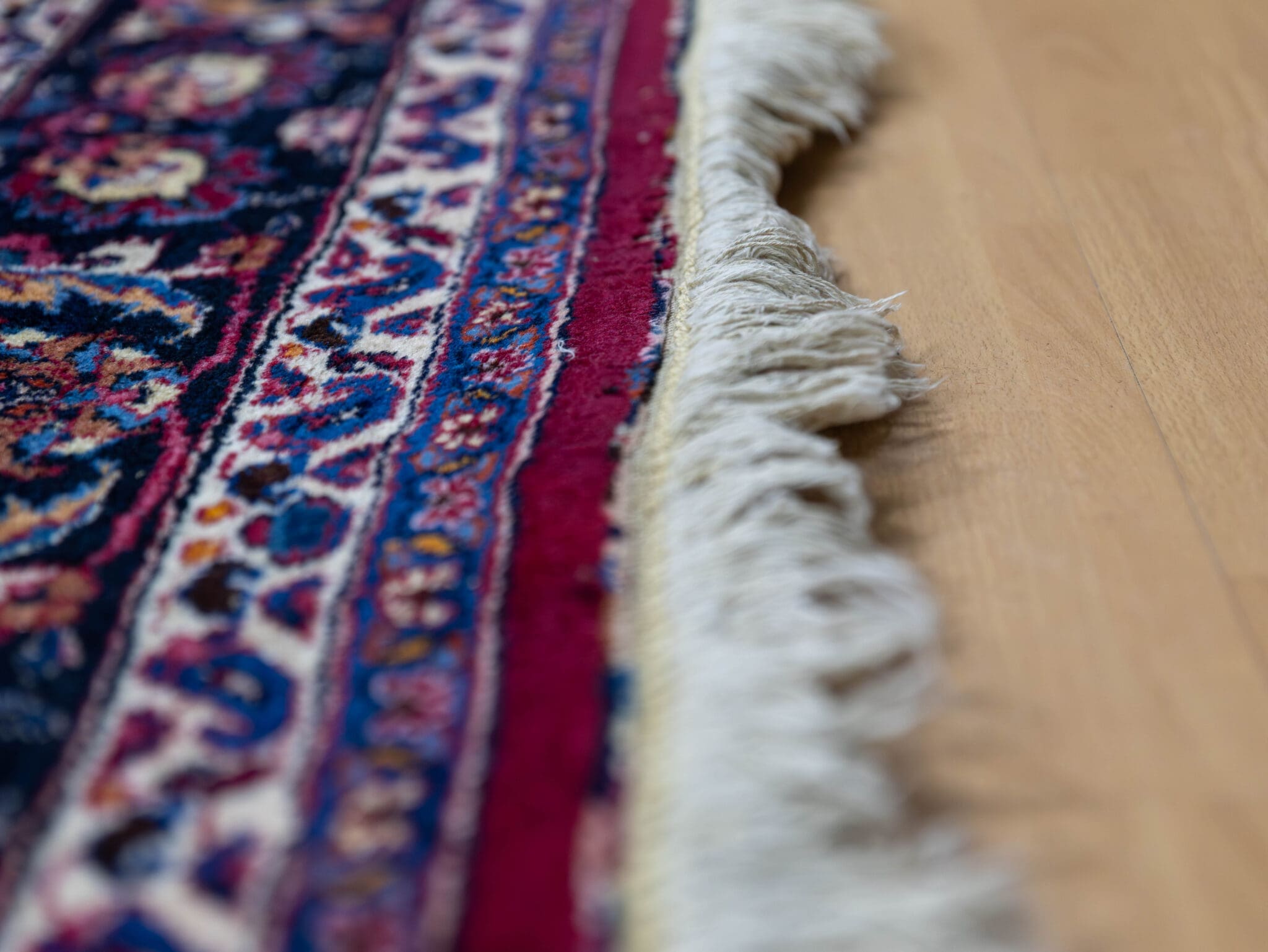 Handgeknüpfter Mashhad Perserteppich, 283 × 200 cm, Wolle