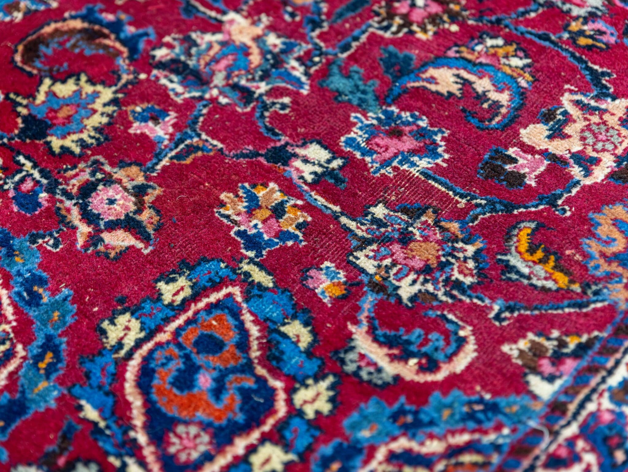 Handgeknüpfter Mashhad Perserteppich, 283 × 200 cm, Wolle