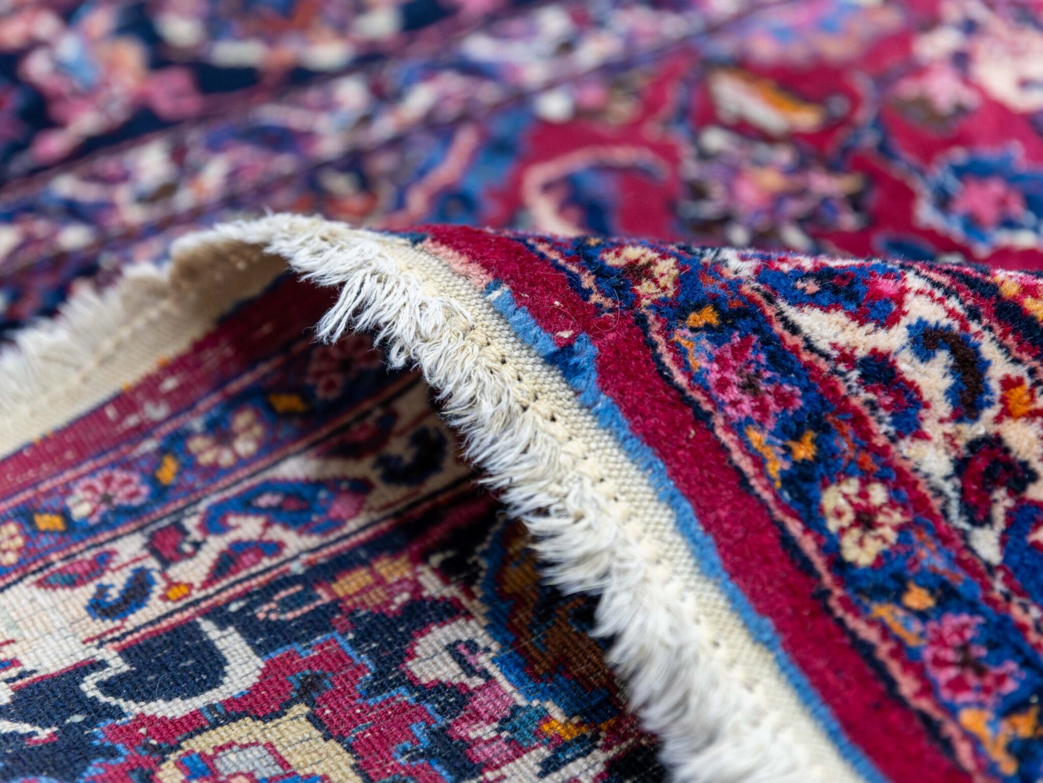 Handgeknüpfter Mashhad Perserteppich, 283 × 200 cm, Wolle