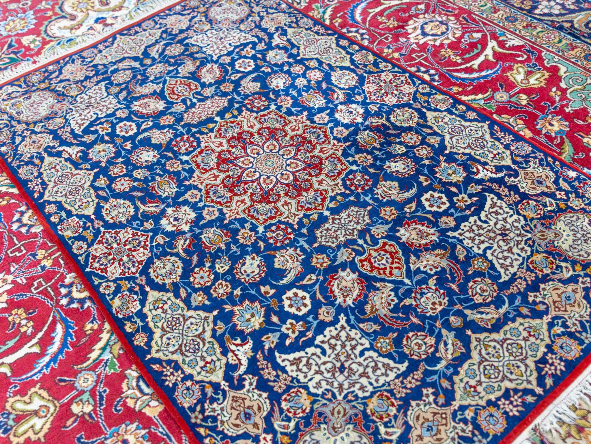 Handgeknüpfter Isfahan Perserteppich 156 × 102 cm