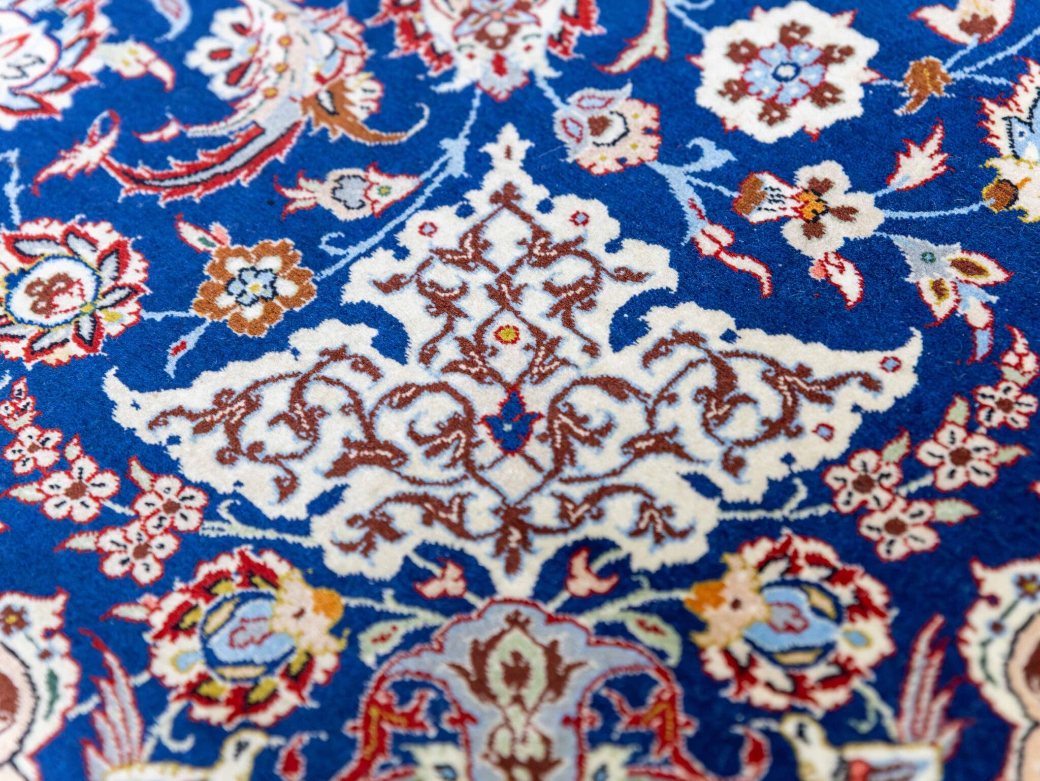Handgeknüpfter Isfahan Perserteppich 156 × 102 cm