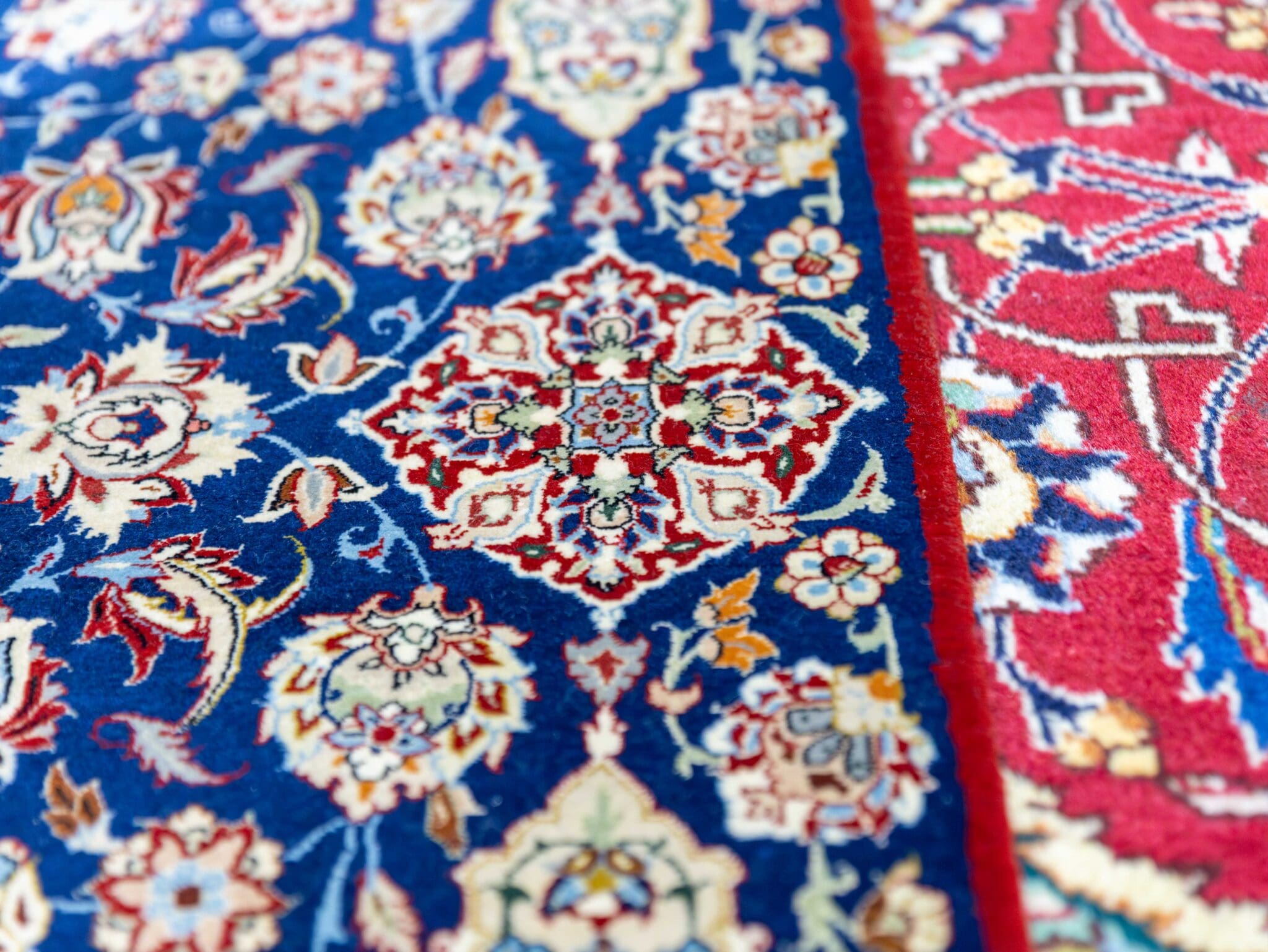 Handgeknüpfter Isfahan Perserteppich 156 × 102 cm