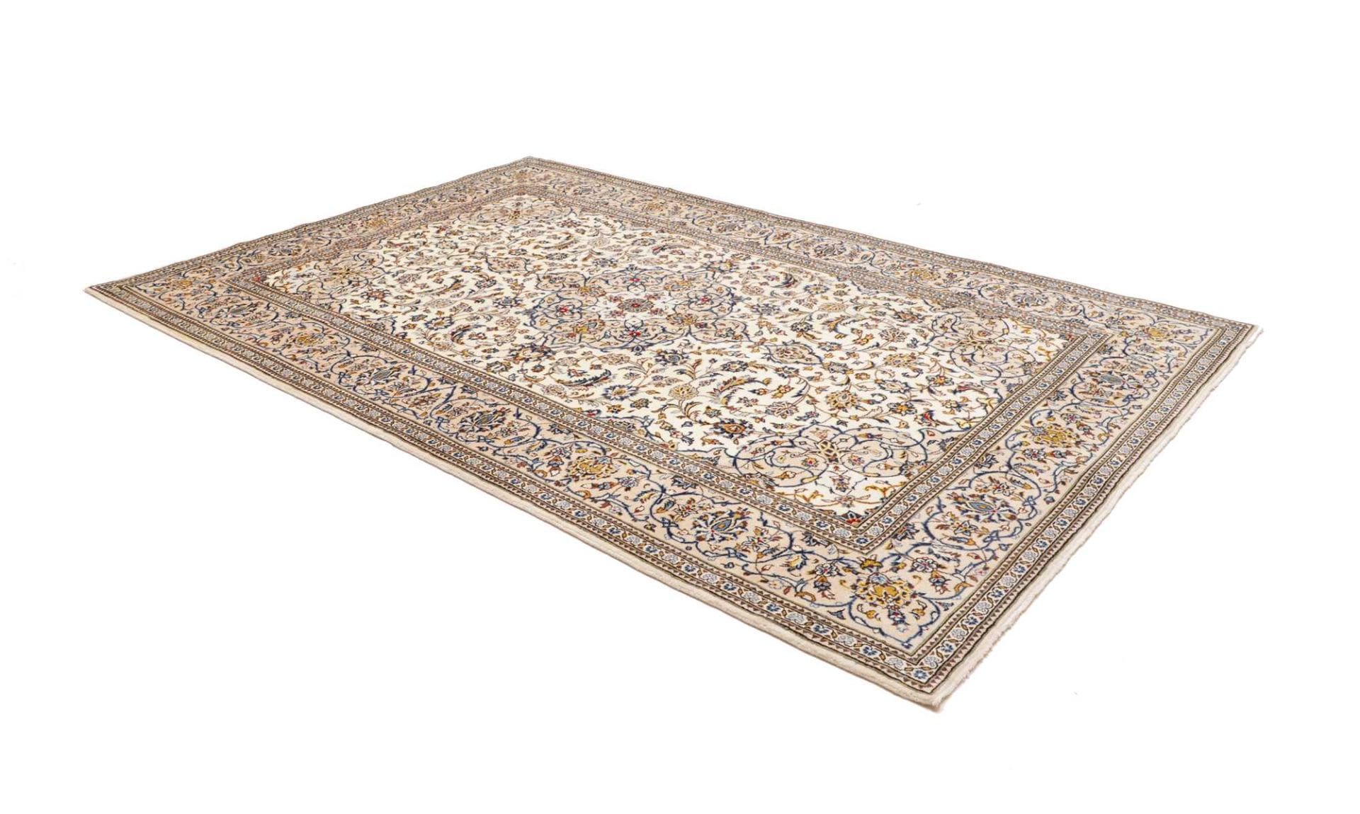 Handgeknüpfter Kashan Perserteppich 205 × 299 cm