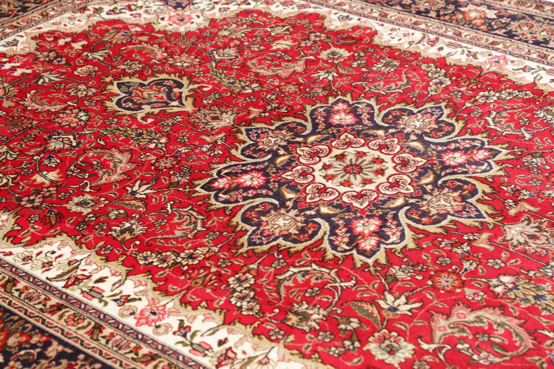 Handgeknüpfter Täbriz Perserteppich 201 × 299 cm