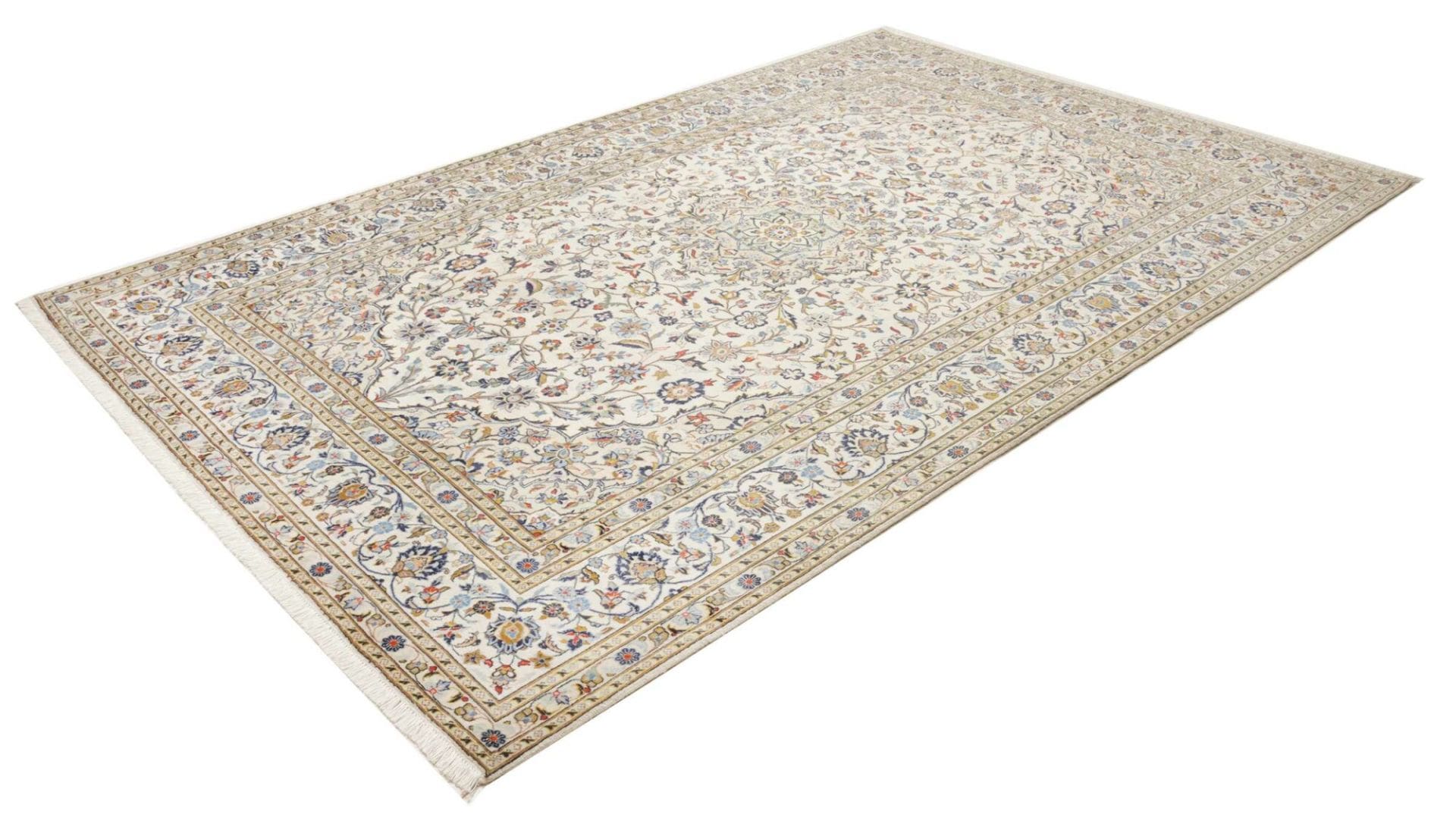 Kashan Perserteppich aus Iran, 199 × 302 cm