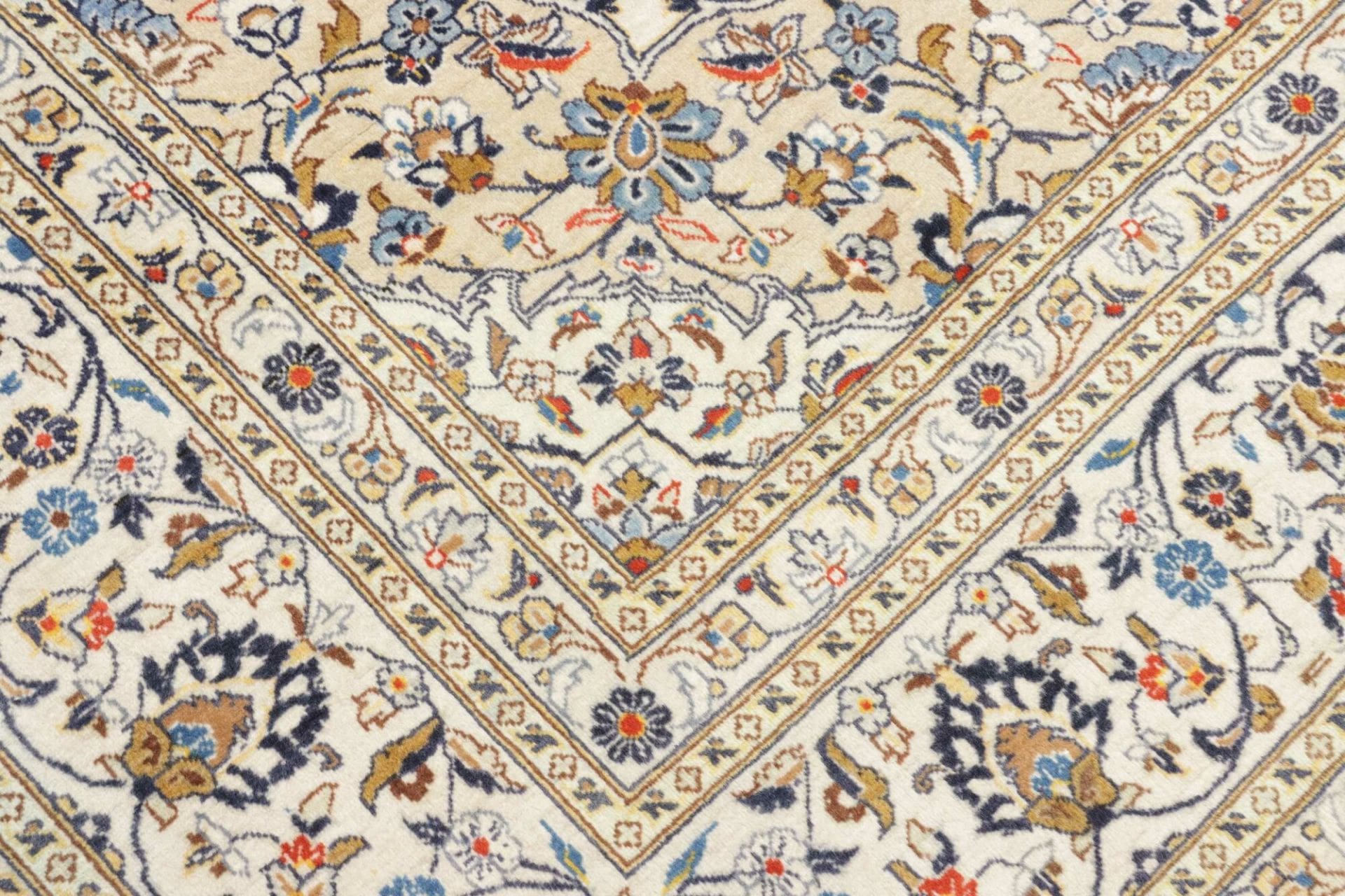 Kashan Perserteppich aus Iran, 199 × 302 cm
