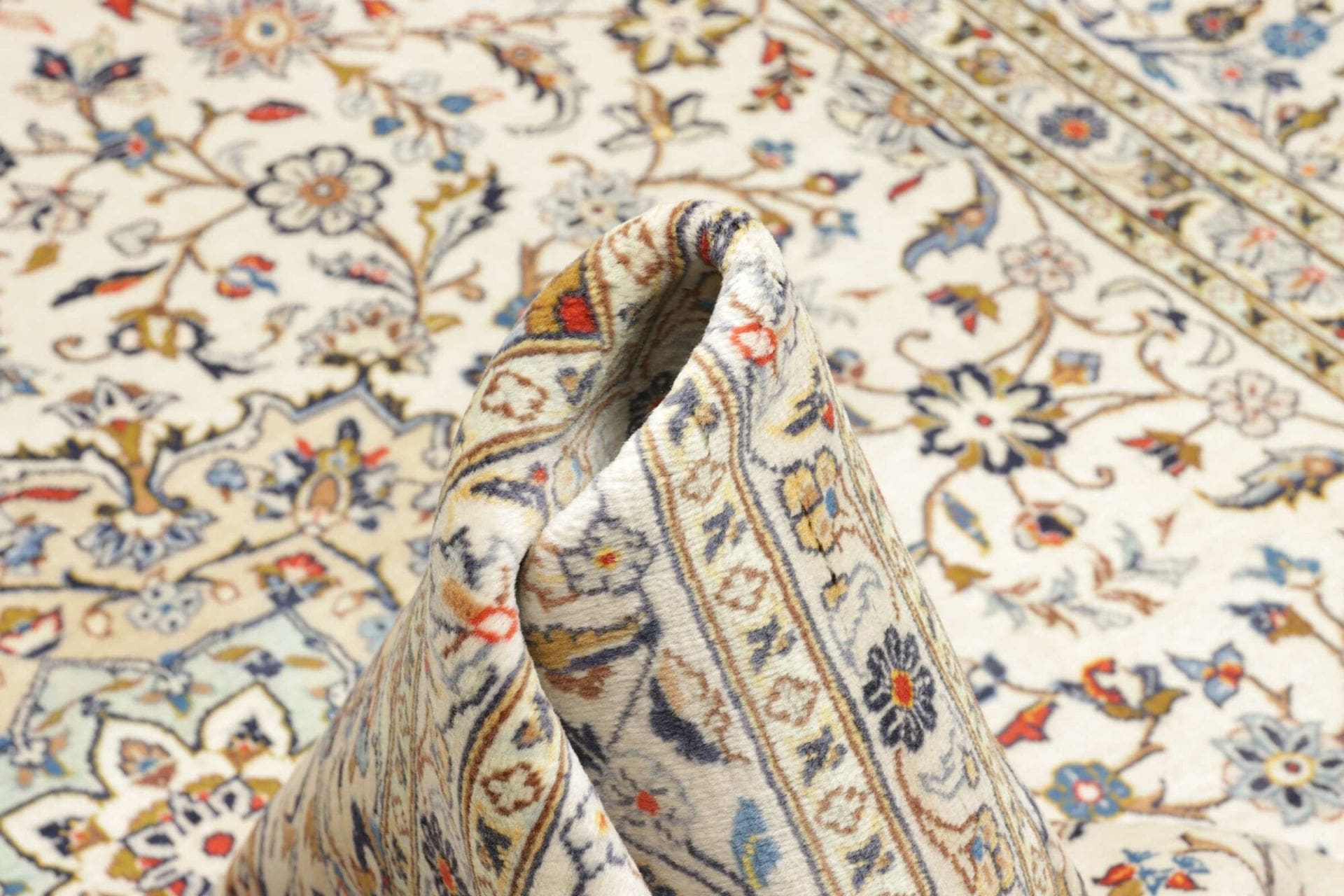 Kashan Perserteppich aus Iran, 199 × 302 cm