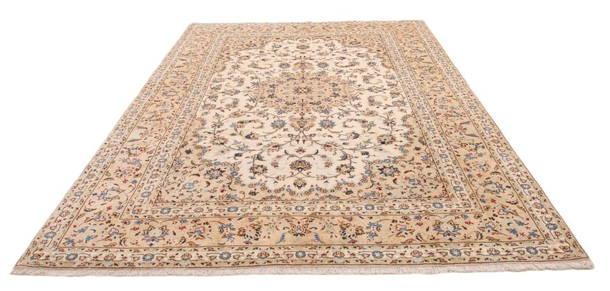 Handgeknüpfter Kashan Perserteppich, 345 × 245 cm, Wolle