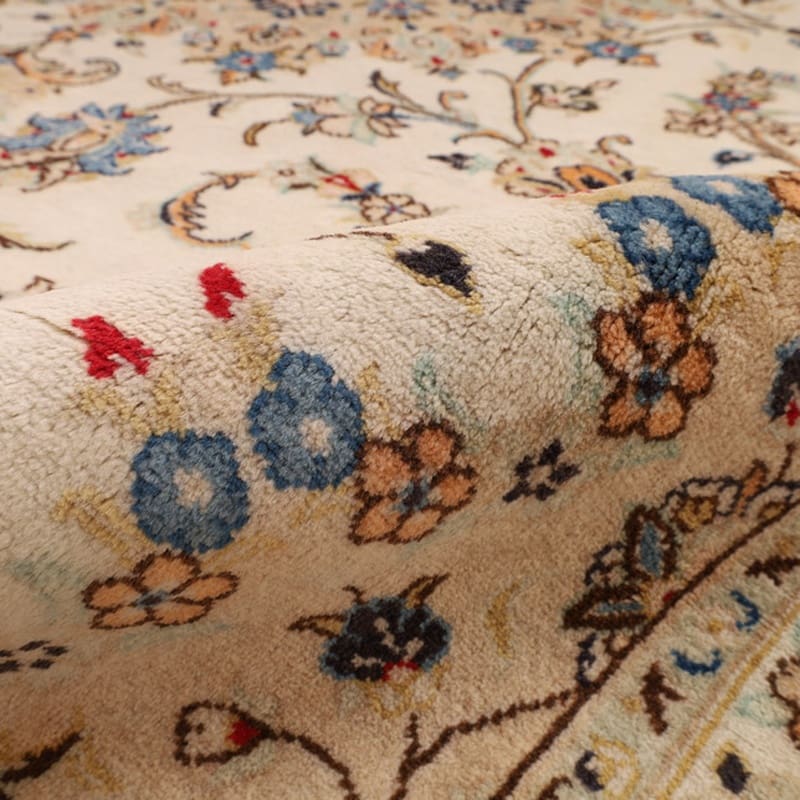 Handgeknüpfter Kashan Perserteppich, 345 × 245 cm, Wolle