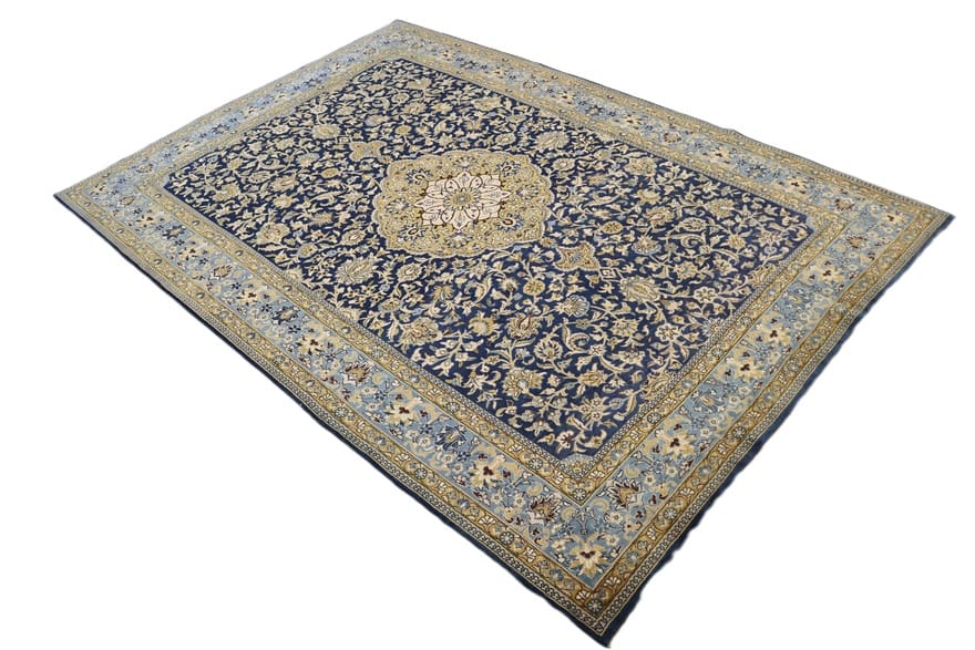 Handgeknüpfter Ghom Perserteppich 352 × 246 cm
