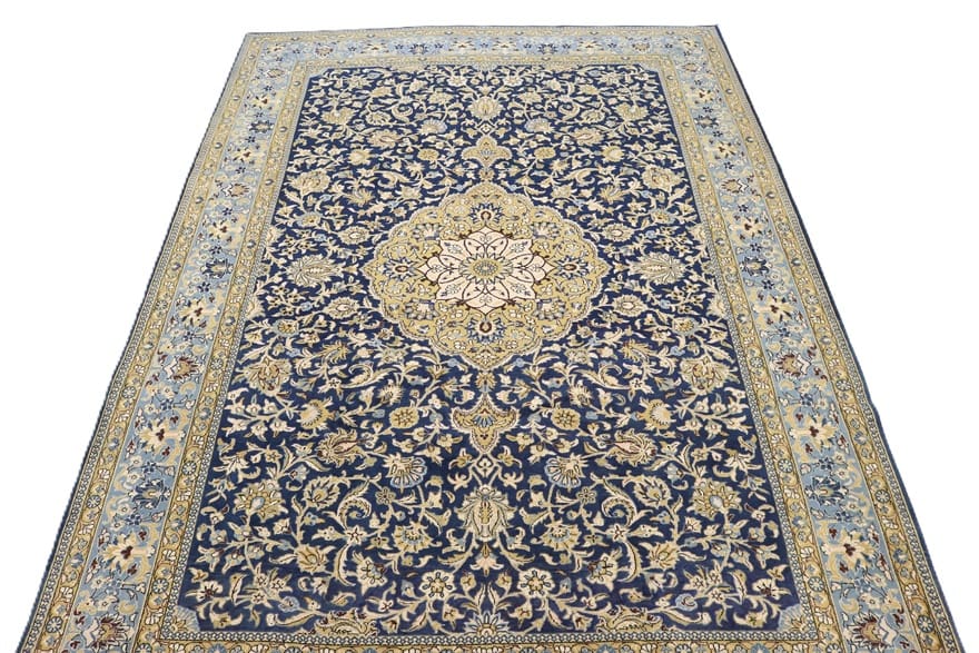 Handgeknüpfter Ghom Perserteppich 352 × 246 cm