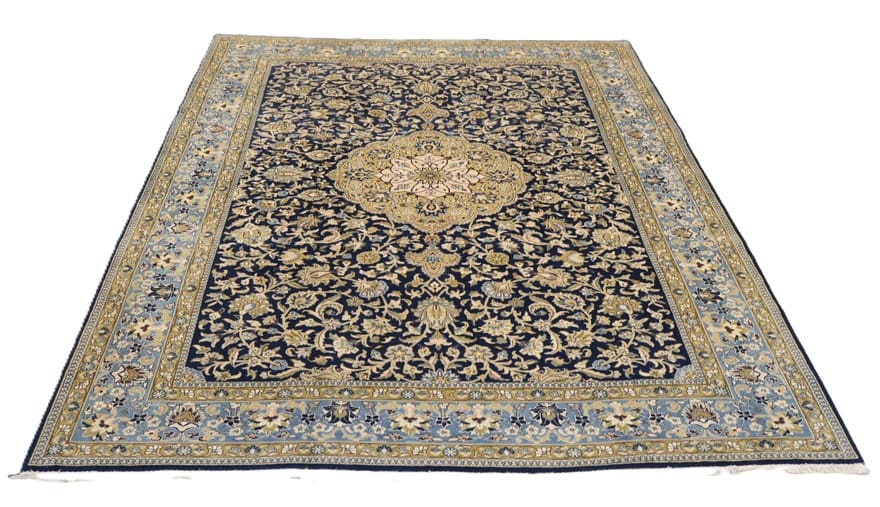 Handgeknüpfter Ghom Perserteppich 352 × 246 cm