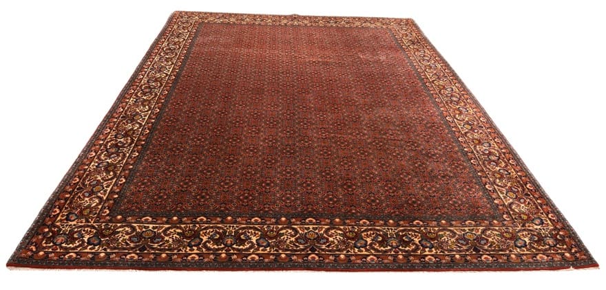 perserteppich-bidjar-343-x-257-cm-wolle-handgeknupft-rot-orange-1 Handgeknüpfter Bijar Perserteppich 343 × 257 cm