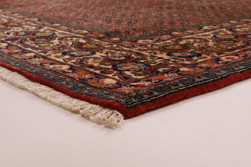 perserteppich-bidjar-343-x-257-cm-wolle-handgeknupft-rot-orange-2 Handgeknüpfter Bijar Perserteppich 343 × 257 cm