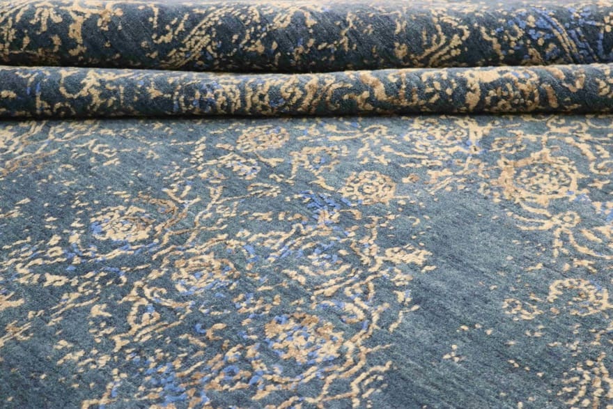 Orientteppich 350 × 263 cm aus Wolle, handgeknüpft