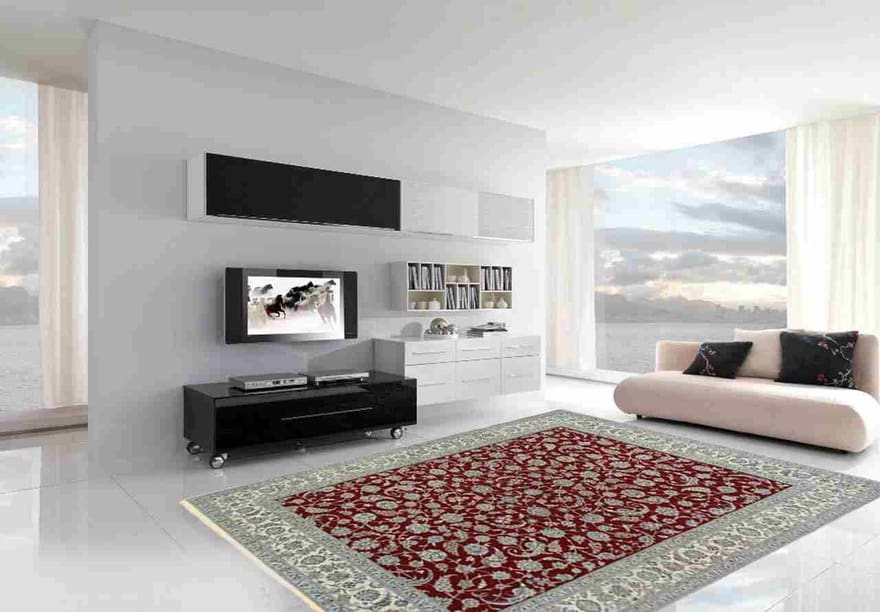 Handgeknüpfter Nain Perserteppich 336 × 242 cm