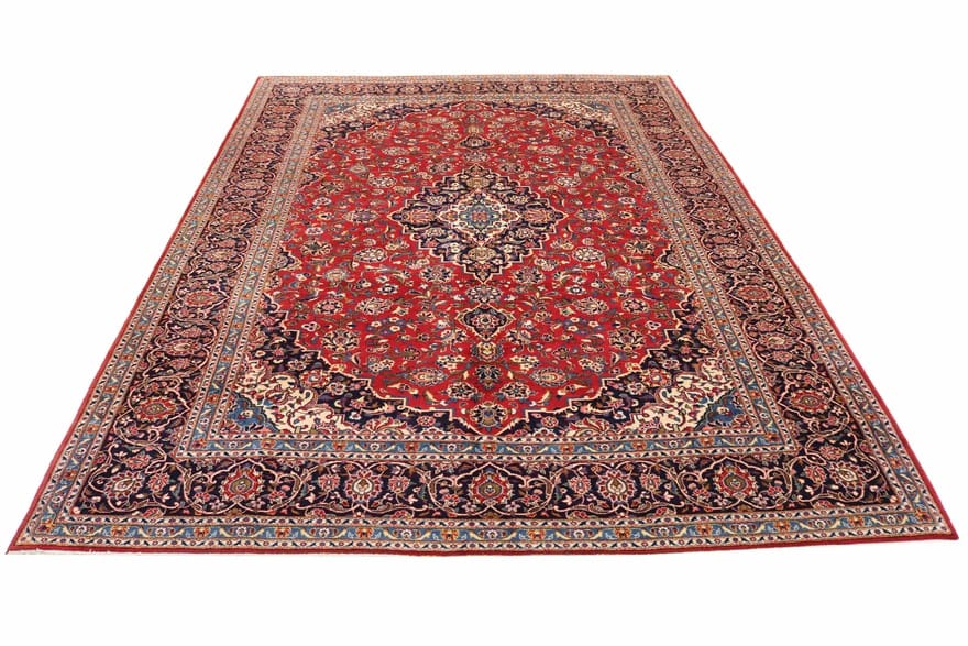 Kashan Perserteppich aus Iran, 398 × 298 cm