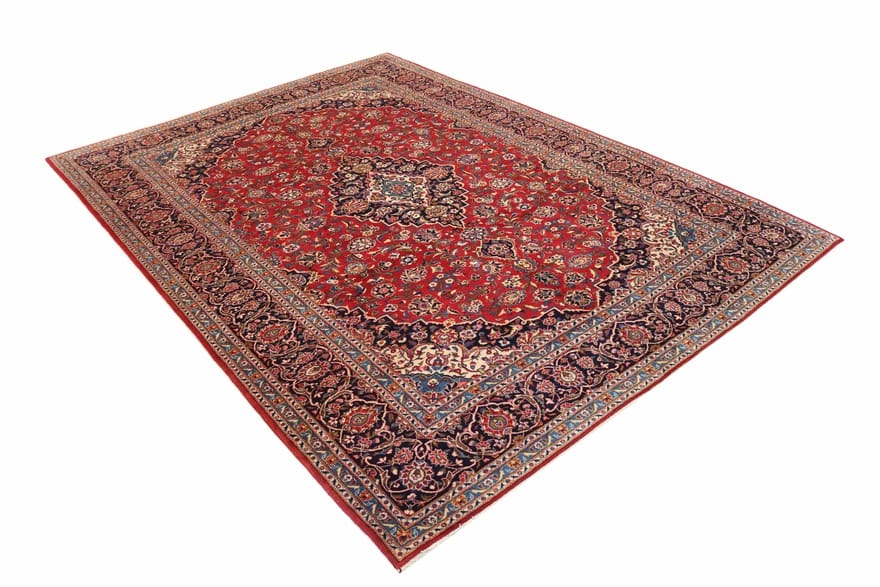 Kashan Perserteppich aus Iran, 398 × 298 cm