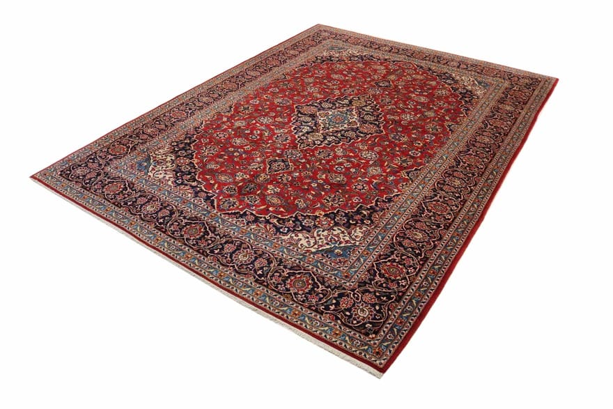 Kashan Perserteppich aus Iran, 398 × 298 cm