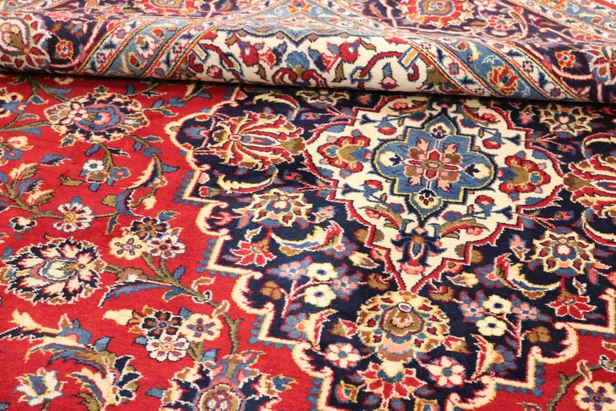 Kashan Perserteppich aus Iran, 398 × 298 cm