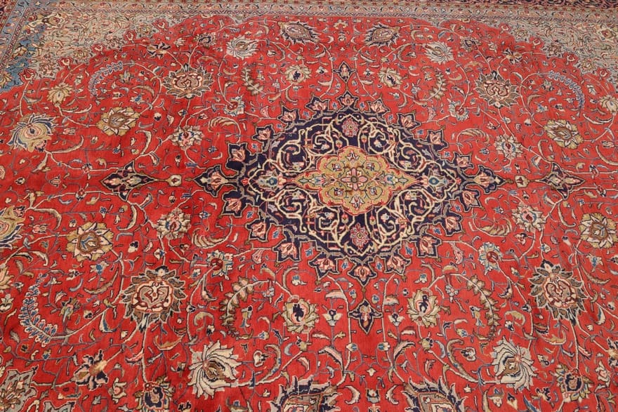 Sarough Farahan Perserteppich aus Iran, 383 × 284 cm