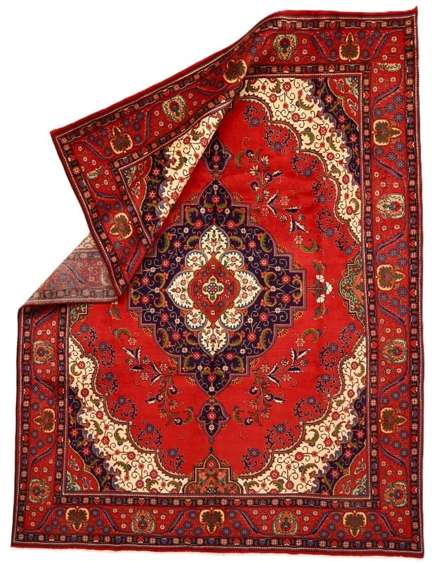 Täbriz Perserteppich 388 × 295 cm aus Wolle, handgeknüpft