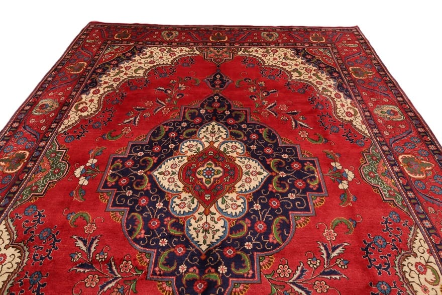 Täbriz Perserteppich 388 × 295 cm aus Wolle, handgeknüpft