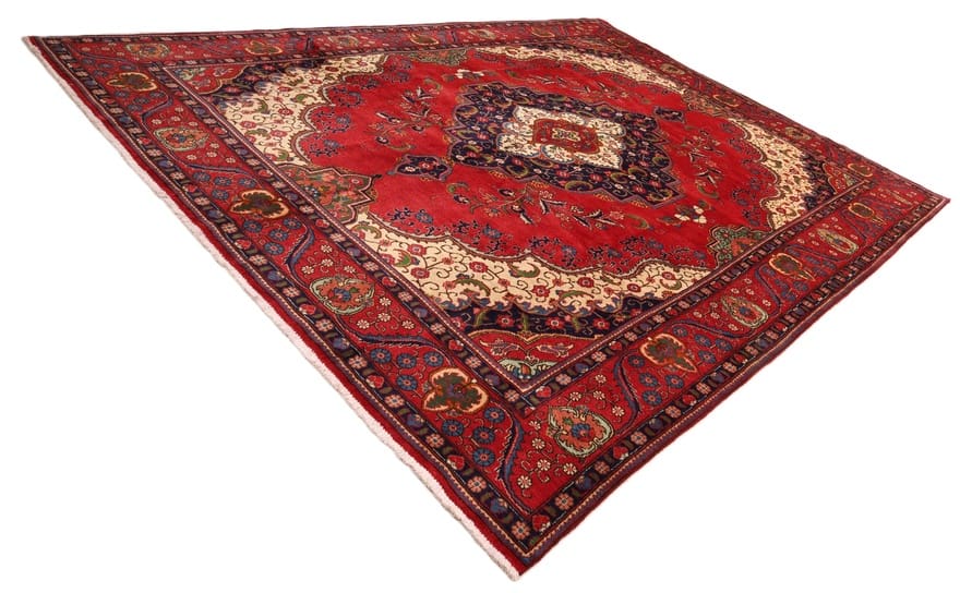Täbriz Perserteppich 388 × 295 cm aus Wolle, handgeknüpft
