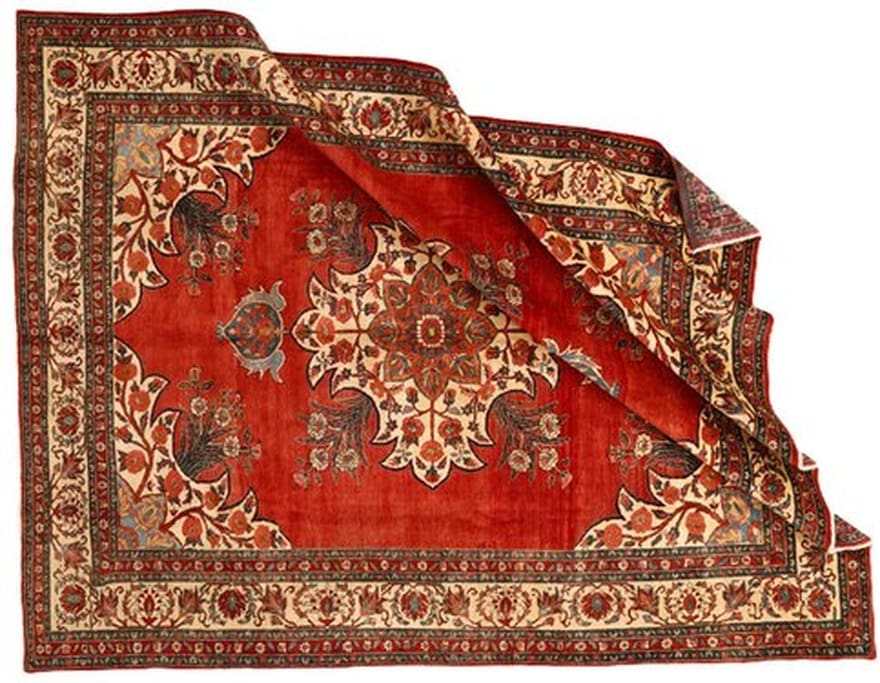 Täbriz Perserteppich aus Iran, 385 × 299 cm