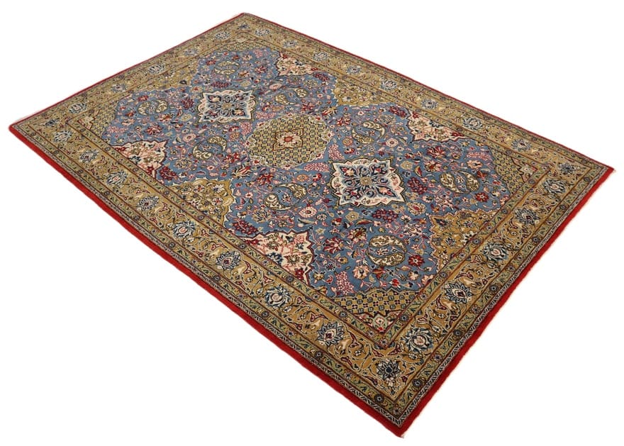 Handgeknüpfter Ghom Perserteppich, 309 × 212 cm, Wolle