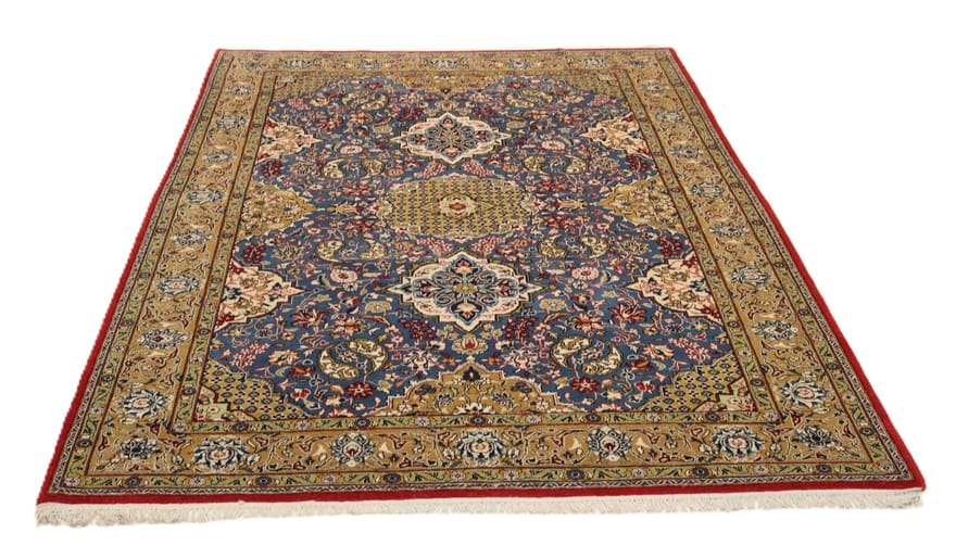 Handgeknüpfter Ghom Perserteppich, 309 × 212 cm, Wolle