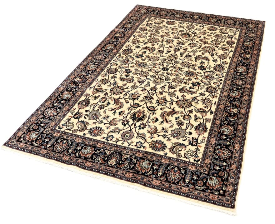 Handgeknüpfter Mashhad Perserteppich, 304 × 193 cm, Wolle